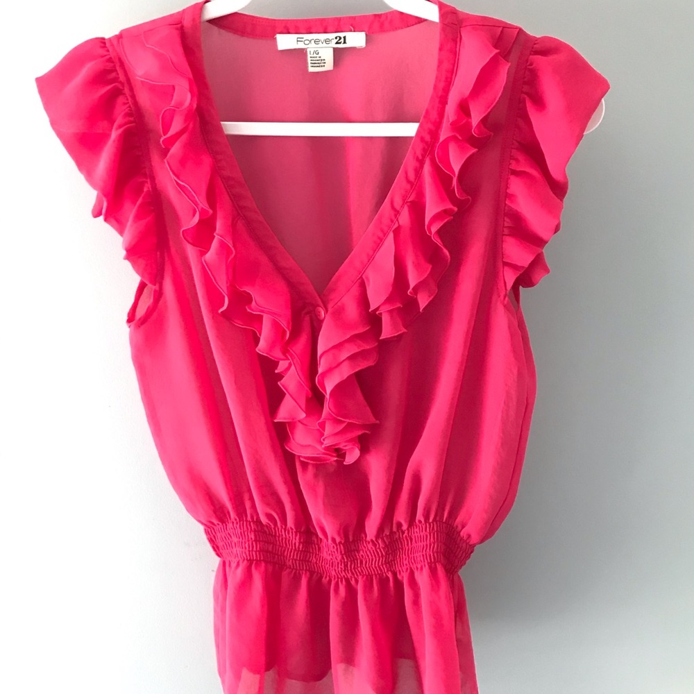 Forever 21 see through blouse
